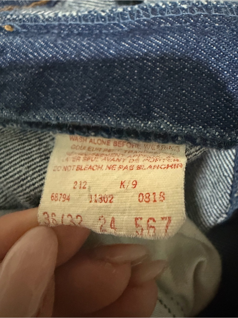VTG GWG 1980s ( Great Western Garment Co) Rigid jeans 36x32tag (33x31 measured) - Picture 6 of 12